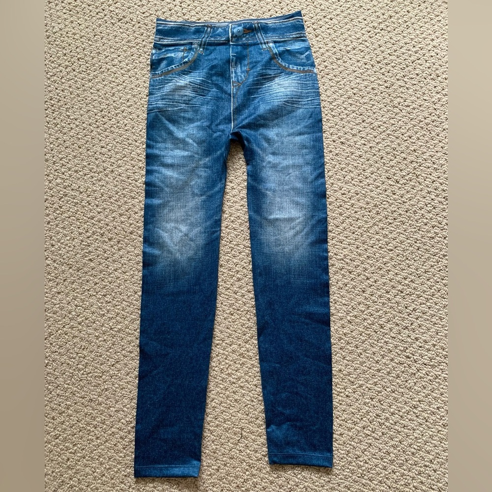 🌿 New Boutuque Blue Denim Wash Legging Jeans